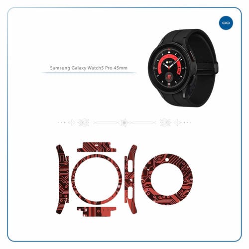 Samsung_Watch5 Pro 45mm_Red_Printed_Circuit_Board_2